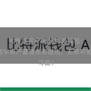 比特派客户端 比特派钱包：数字资产管理生态进化，无限可能！