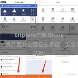 Bitpie客户端 Bitpie钱包：资产百分之百自主掌控，安全可靠！