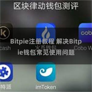 Bitpie注册教程 解决Bitpie钱包常见使用问题