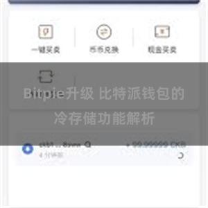 Bitpie升级 比特派钱包的冷存储功能解析