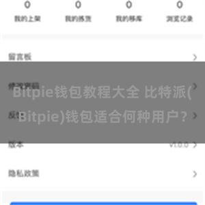 Bitpie钱包教程大全 比特派(Bitpie)钱包适合何种用户？